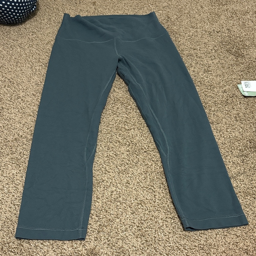 lululemon athletica Girls' Capri Leggings - Teal Green